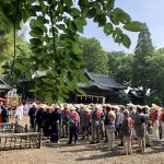 芝宮神社での神事