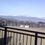東中学からの景色